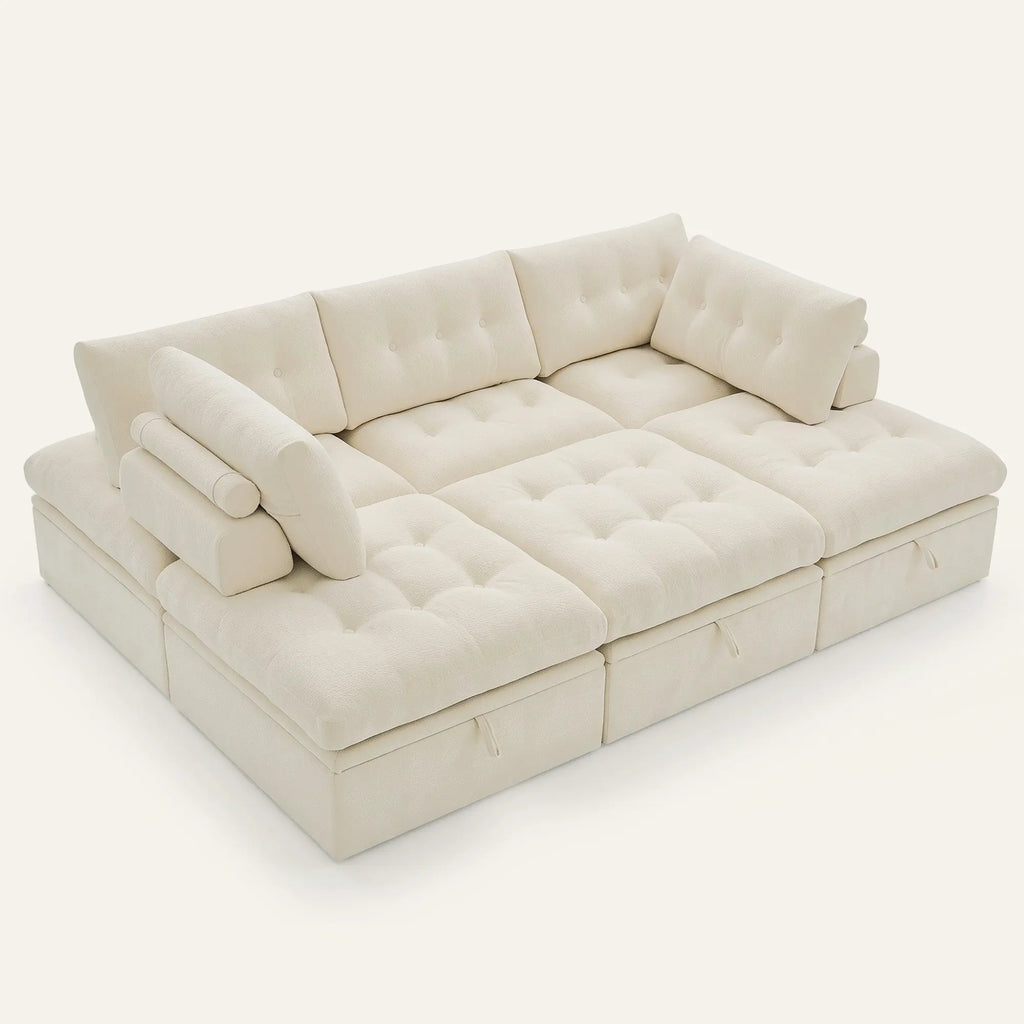 The Mosaik Oversized Modular Sectional with Storage