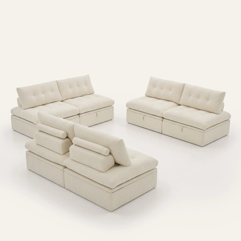 The Mosaik Oversized Modular Sectional with Storage