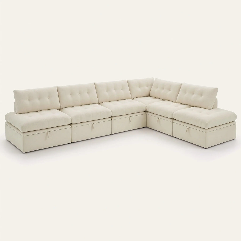 The Mosaik Oversized Modular Sectional with Storage