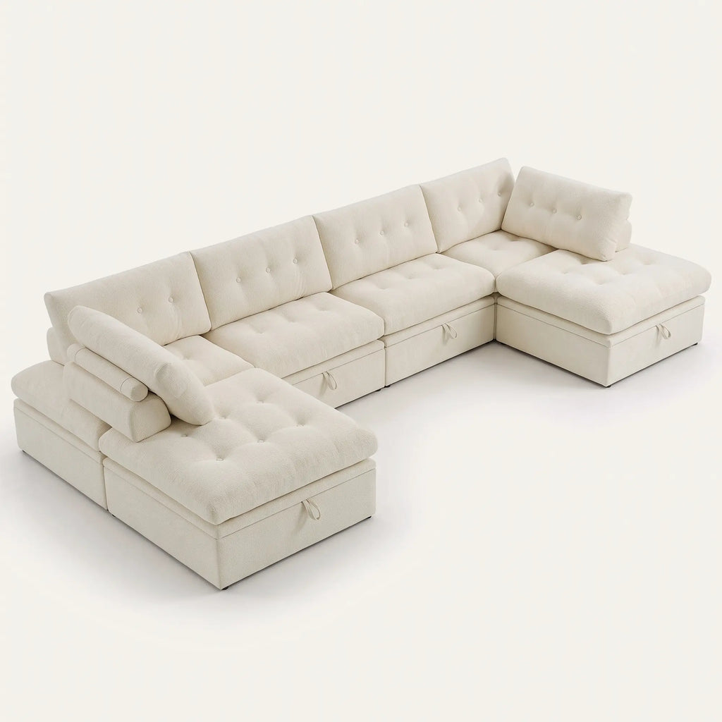 The Mosaik Oversized Modular Sectional with Storage