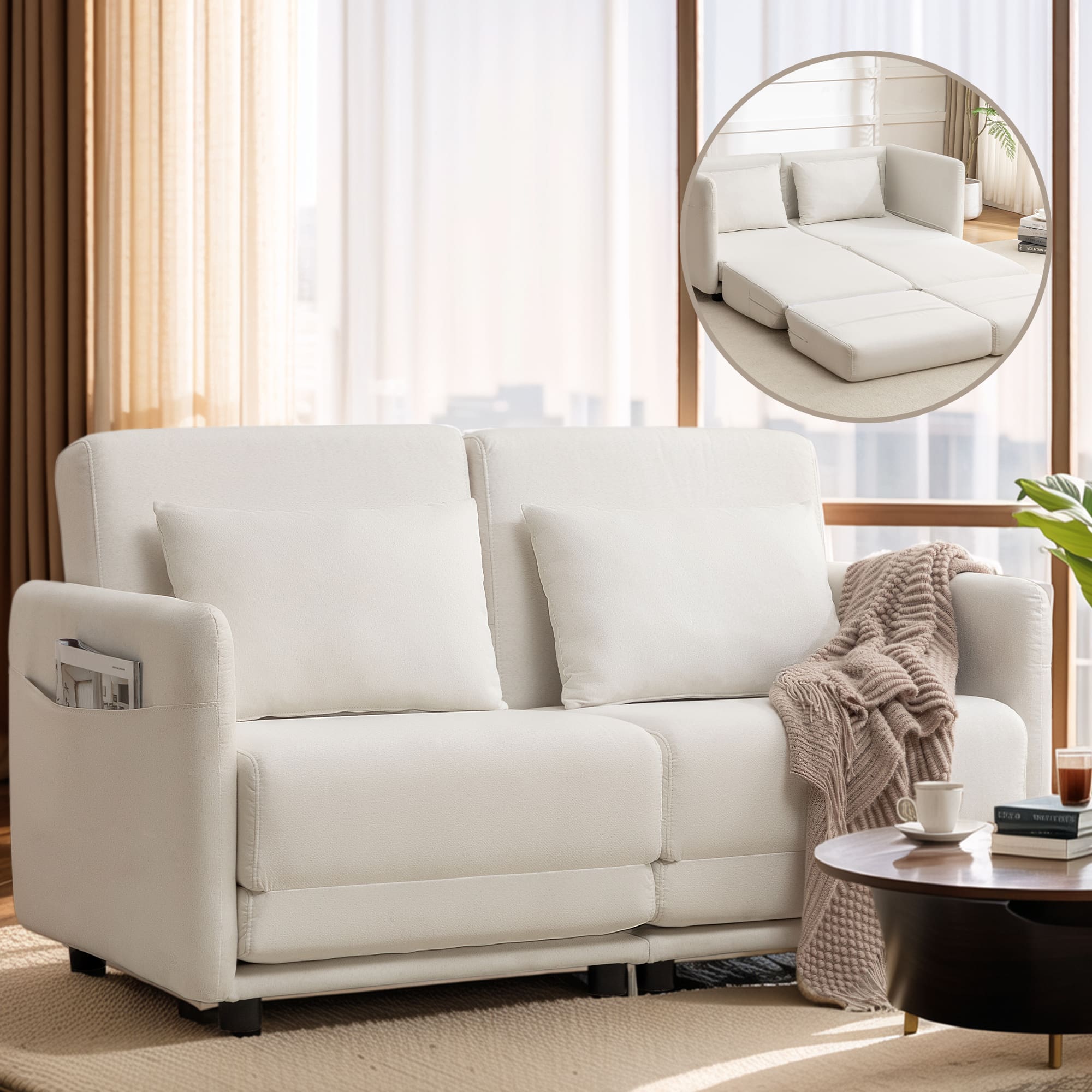 Small Queen Pull Out Couch