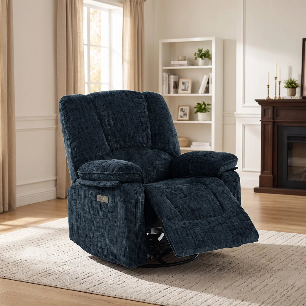 The Grid Power Swivel Glider Recliner