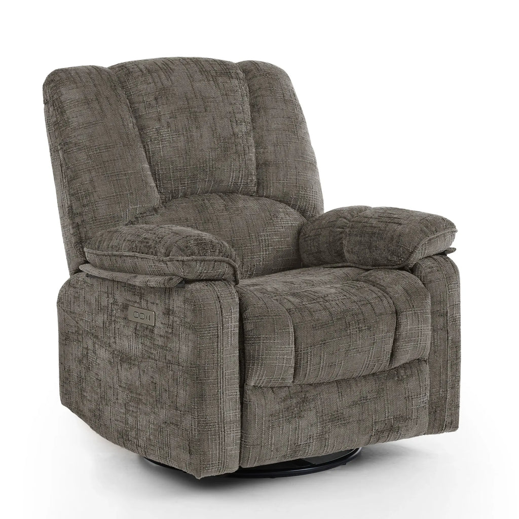 The Grid Power Swivel Glider Recliner