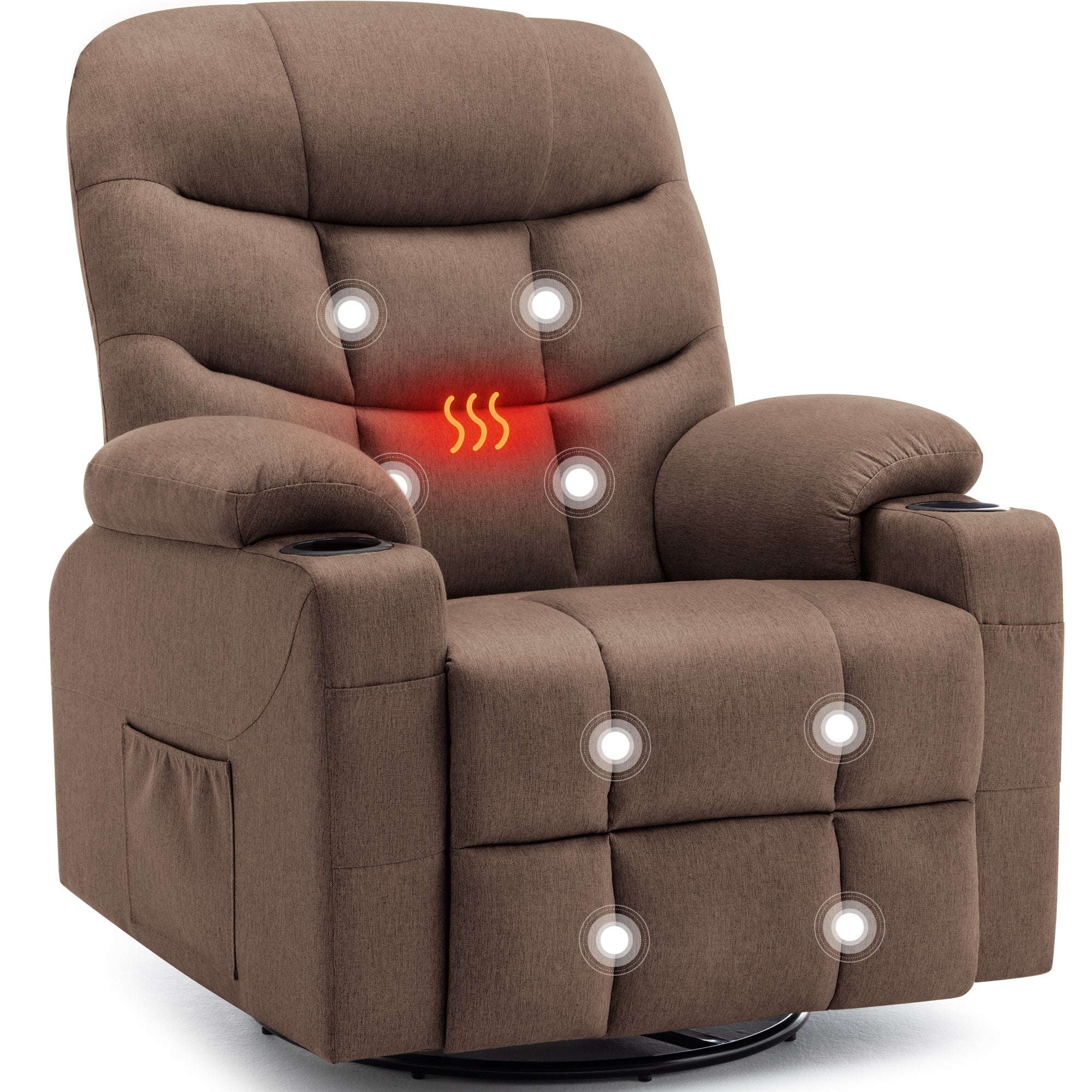 KORSER 360° Swivel Recliner Chairs