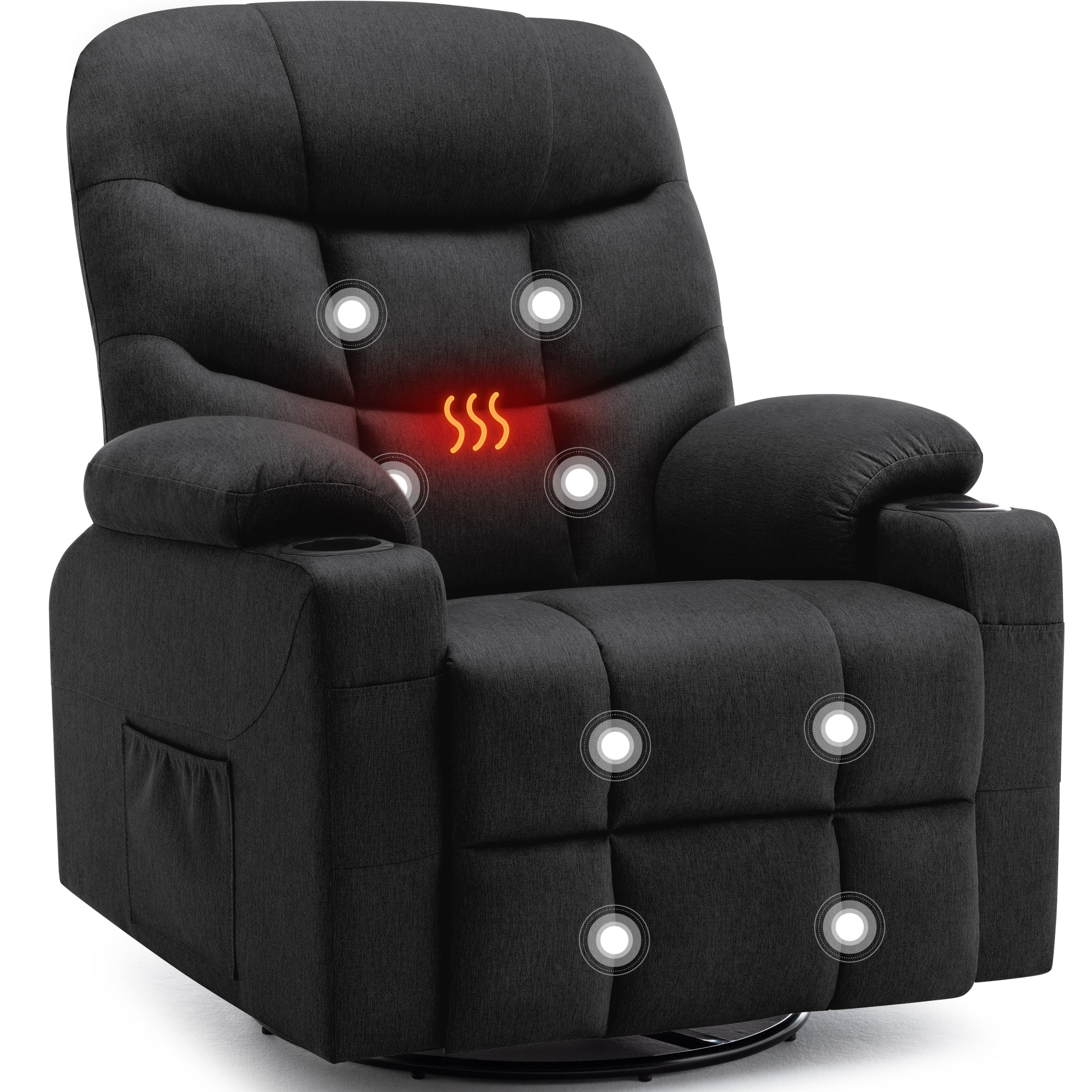 KORSER 360° Swivel Recliner Chairs