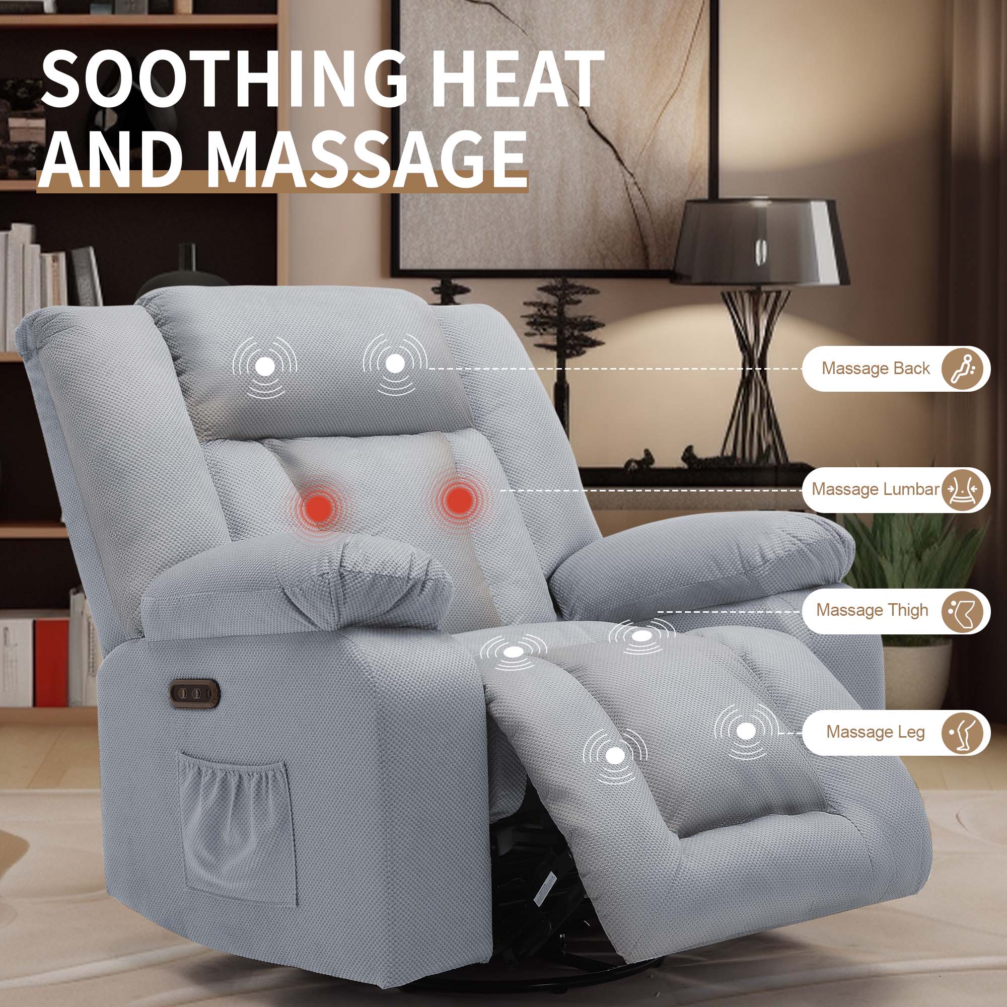 Oversized Power Recliner Chair