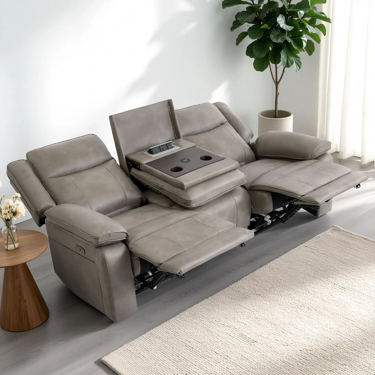 The Amberglow Zero Gravity Power Sofa