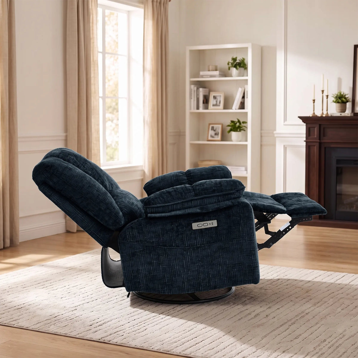 The Grid Power Swivel Glider Recliner