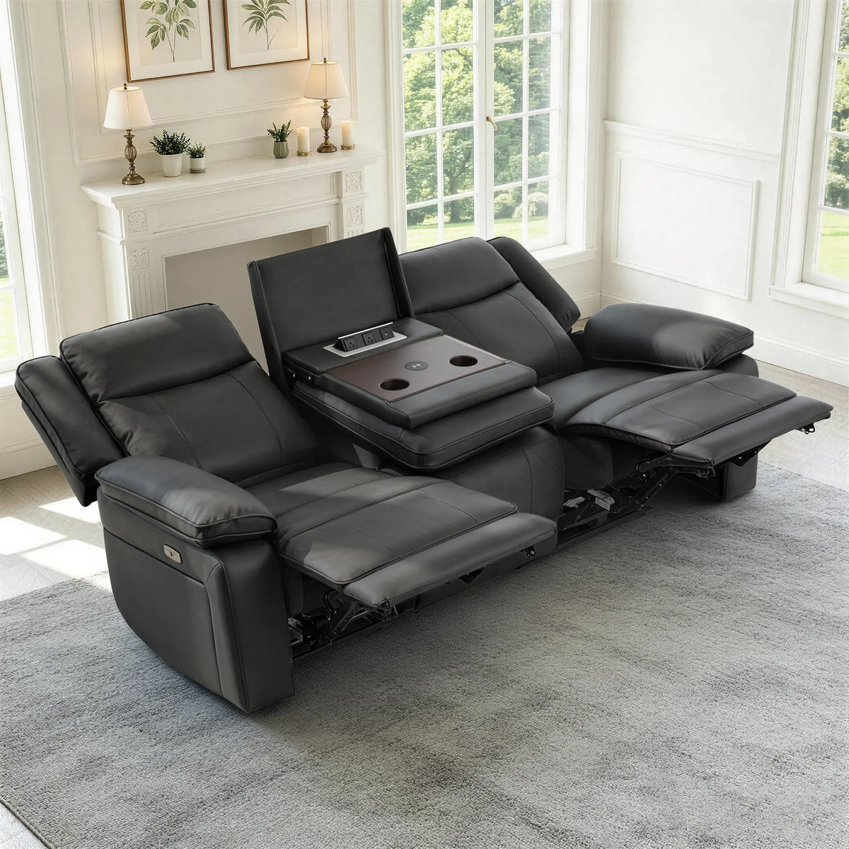 The Amberglow Zero Gravity Power Sofa
