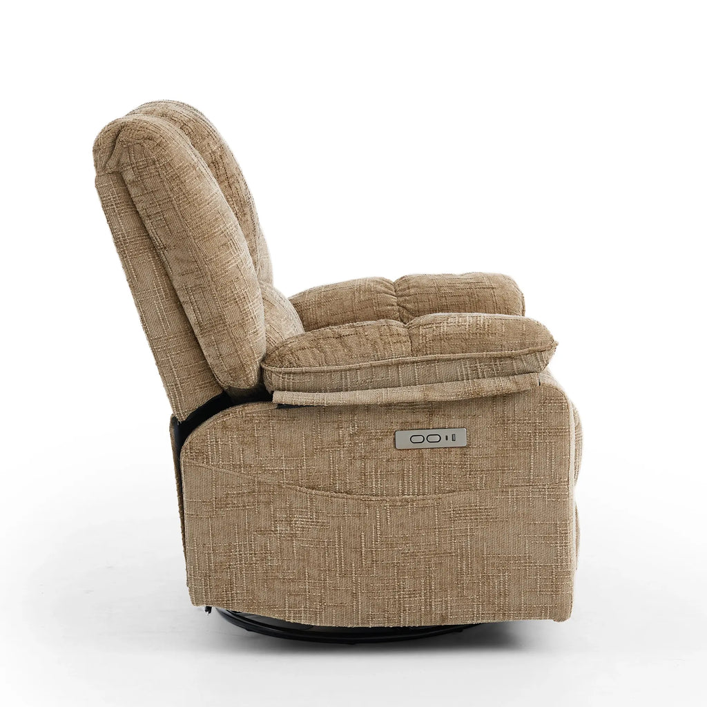The Grid Power Swivel Glider Recliner