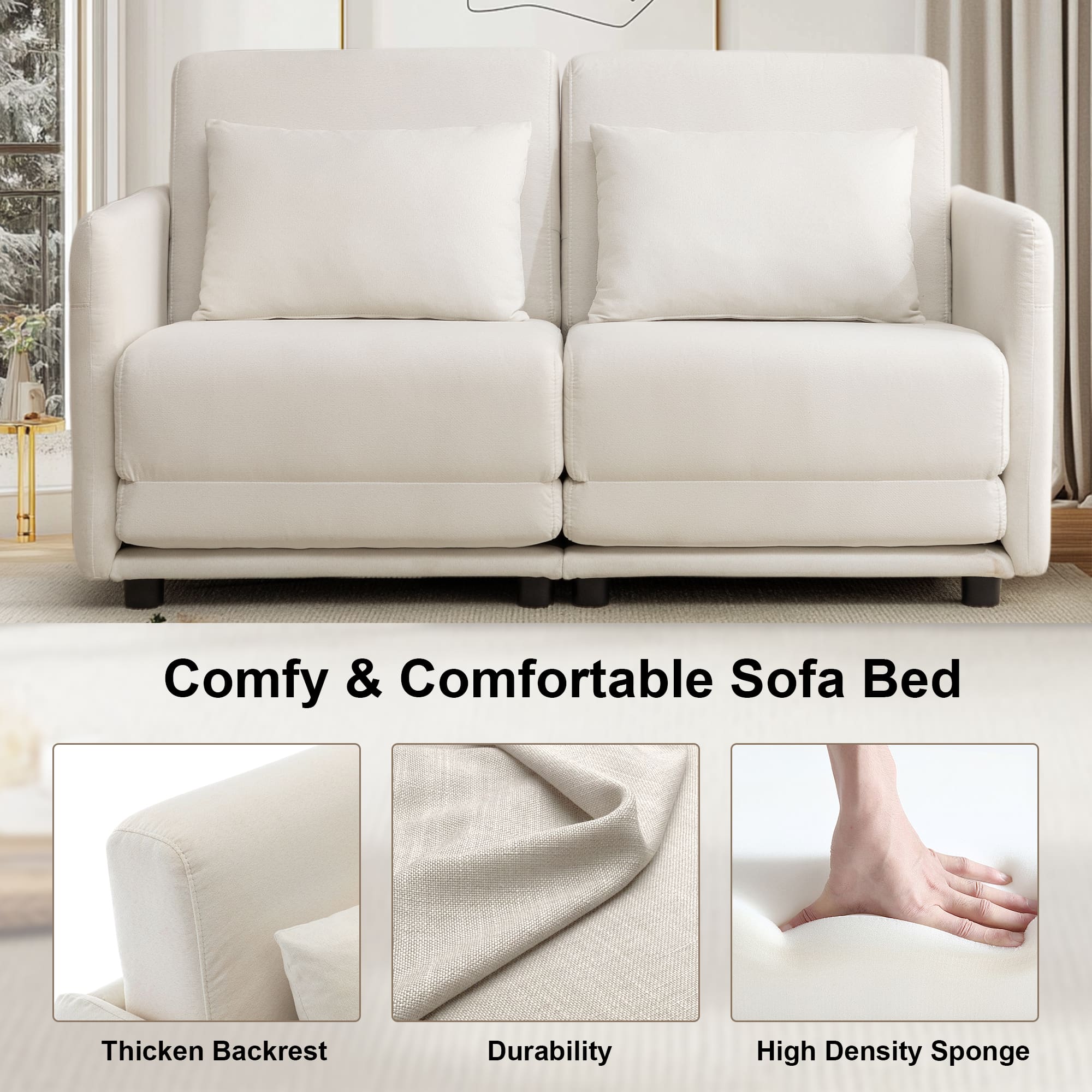 Small Queen Pull Out Couch