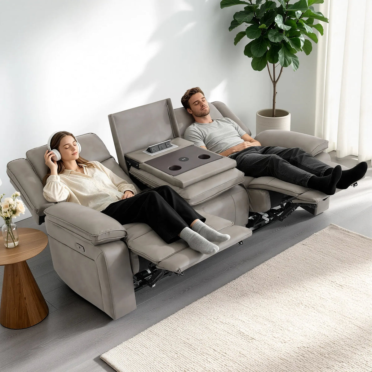 The Amberglow Zero Gravity Power Sofa