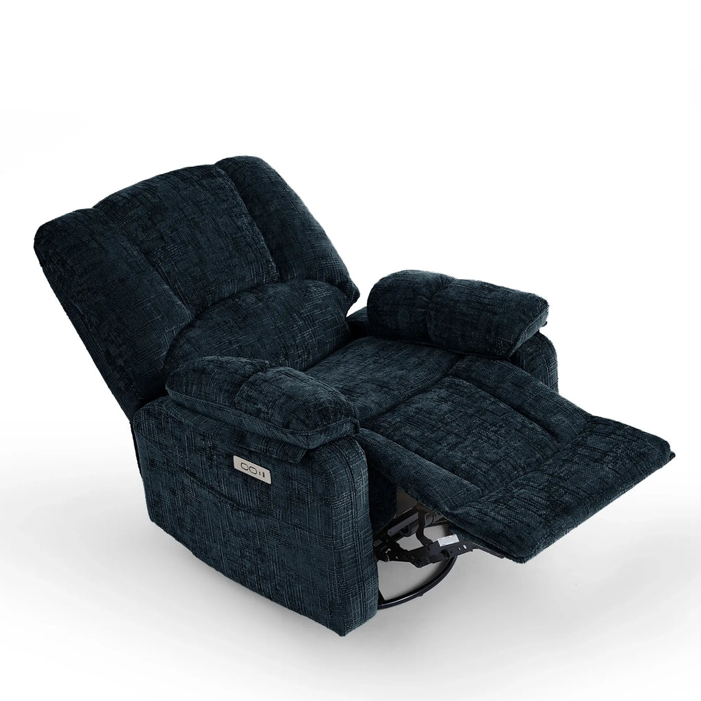 The Grid Power Swivel Glider Recliner