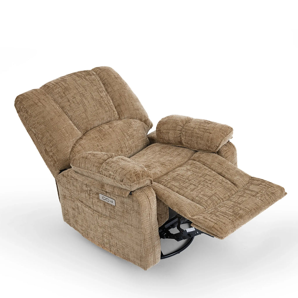 The Grid Power Swivel Glider Recliner