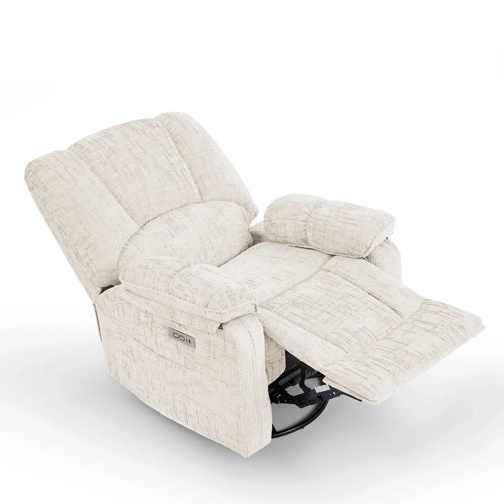 The Grid Power Swivel Glider Recliner