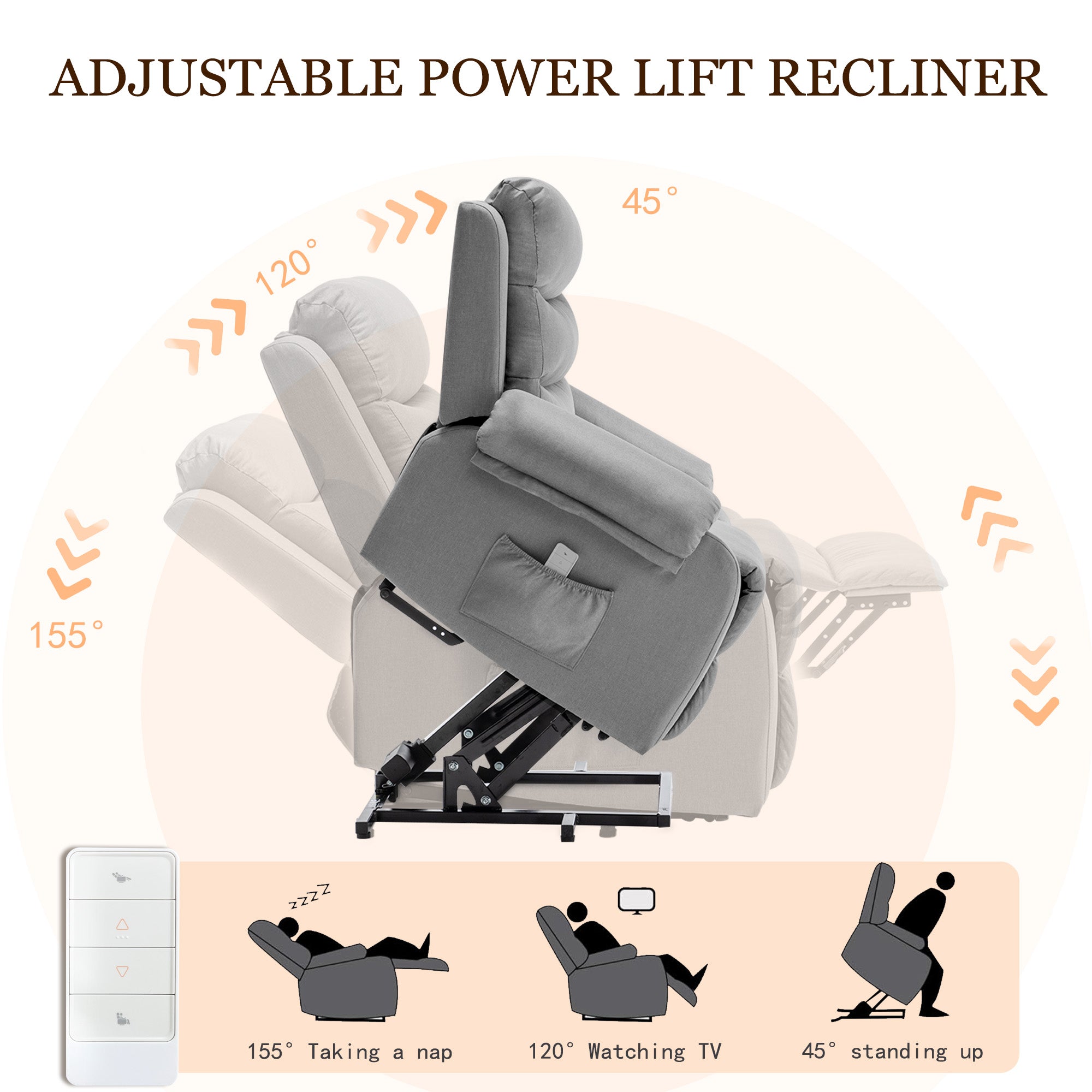 Korser Recliner Chair for Adults