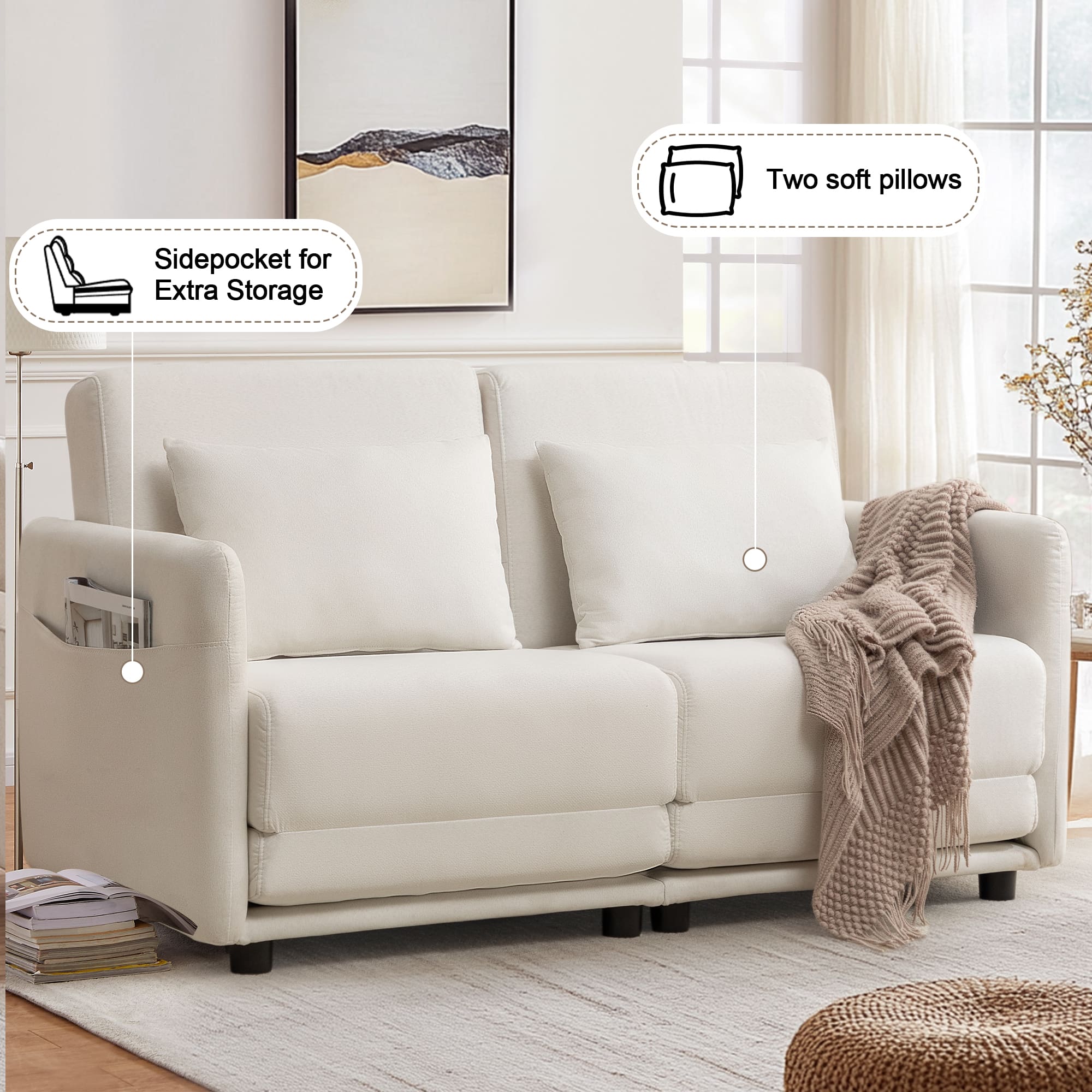 Small Queen Pull Out Couch
