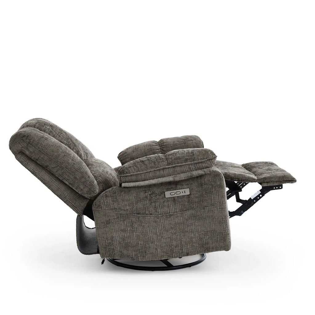 The Grid Power Swivel Glider Recliner