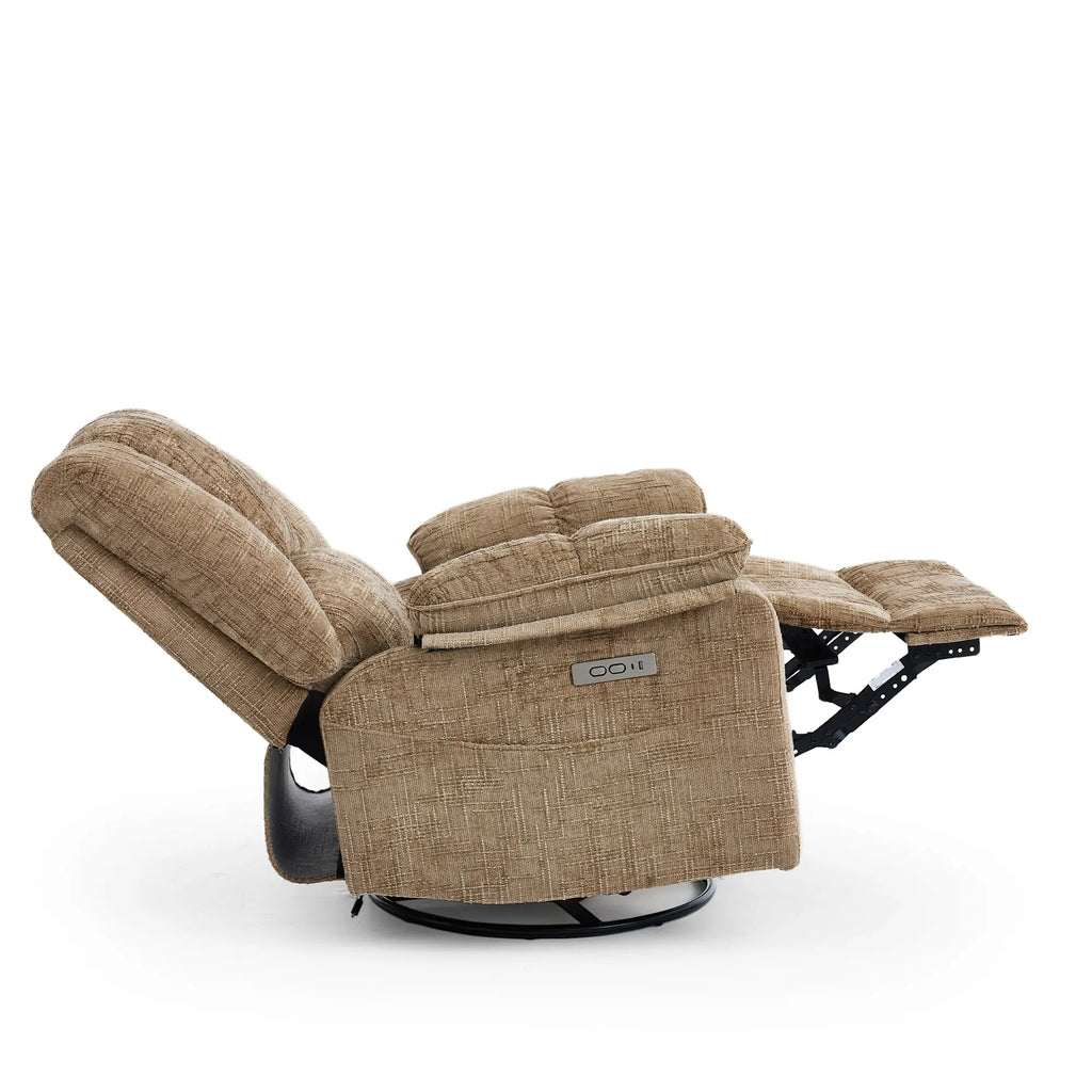 The Grid Power Swivel Glider Recliner